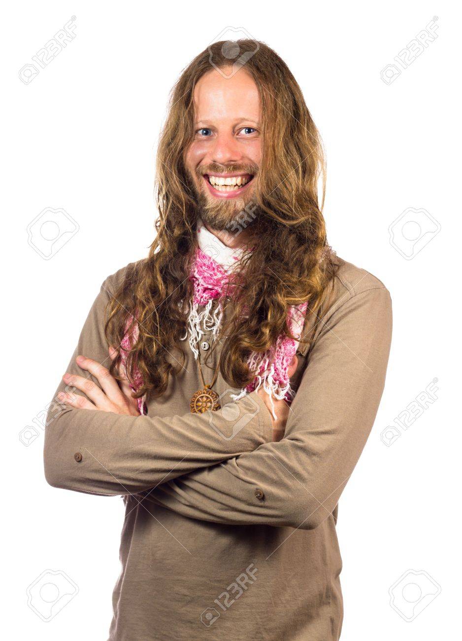 ホワイトのヒッピー免震のような服を着てハンサムな幸せな男 の写真素材 画像素材 Image ホワイトのヒッピー免震のような服を着てハンサムな幸せな男 の写真素材 画像素材 Image