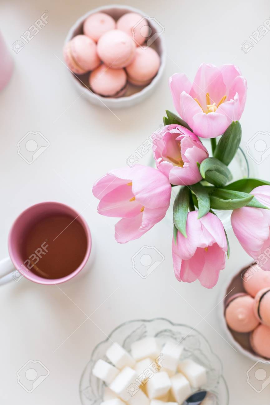 Spring tulips - a bouquet of sweets Spring tulips - a bouquet of sweets