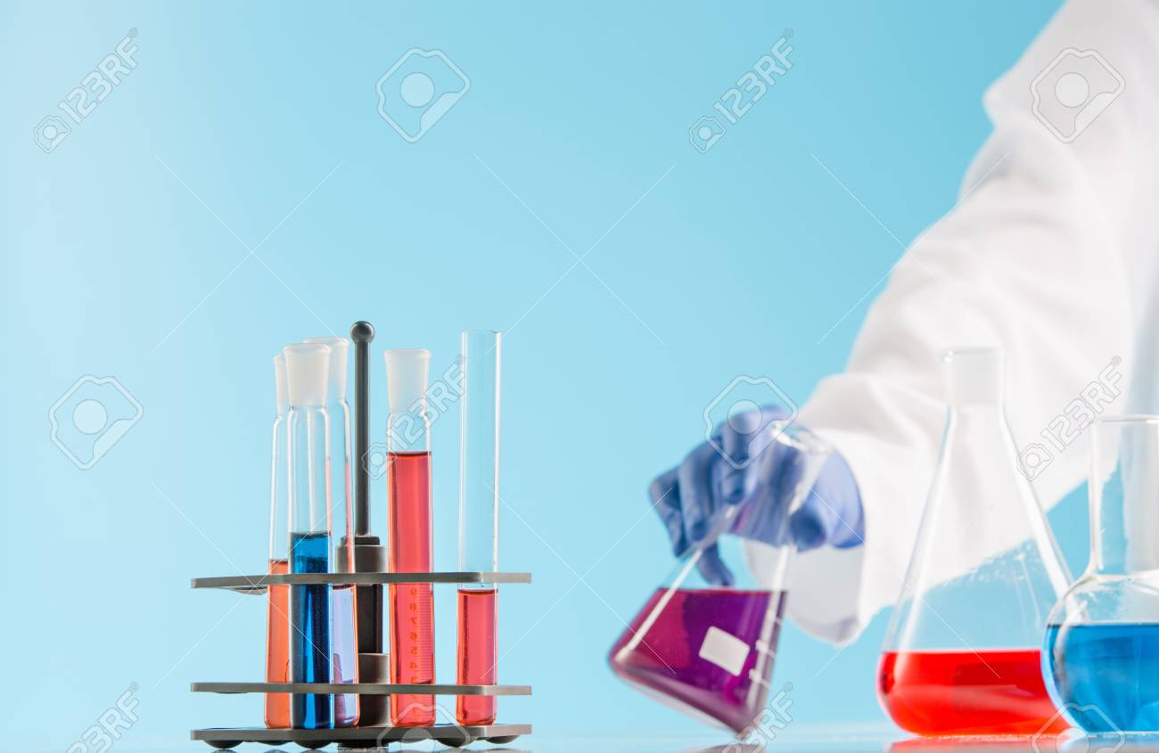 experiments in a chemistry lab conducting an experiment in the chemistry lab experiments