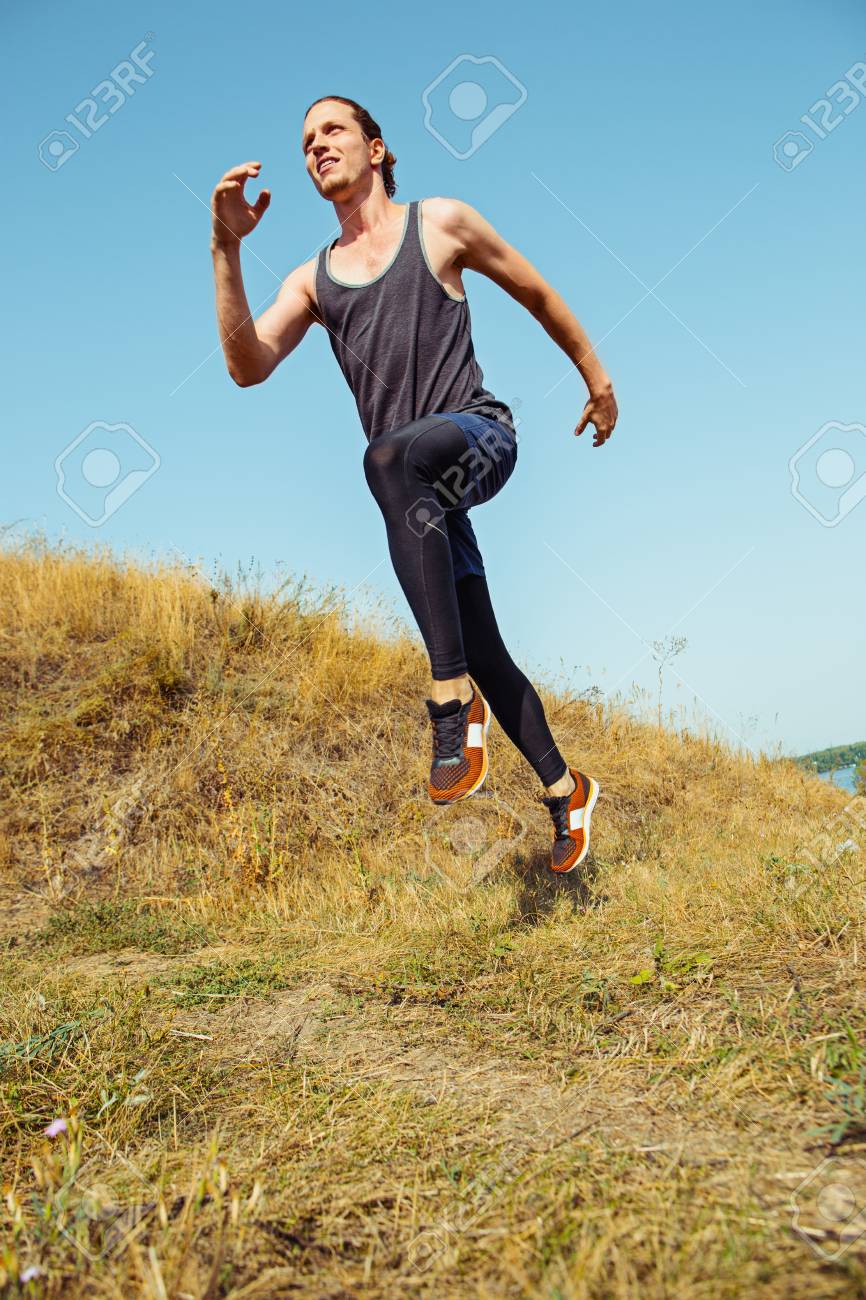 running sport man runner
