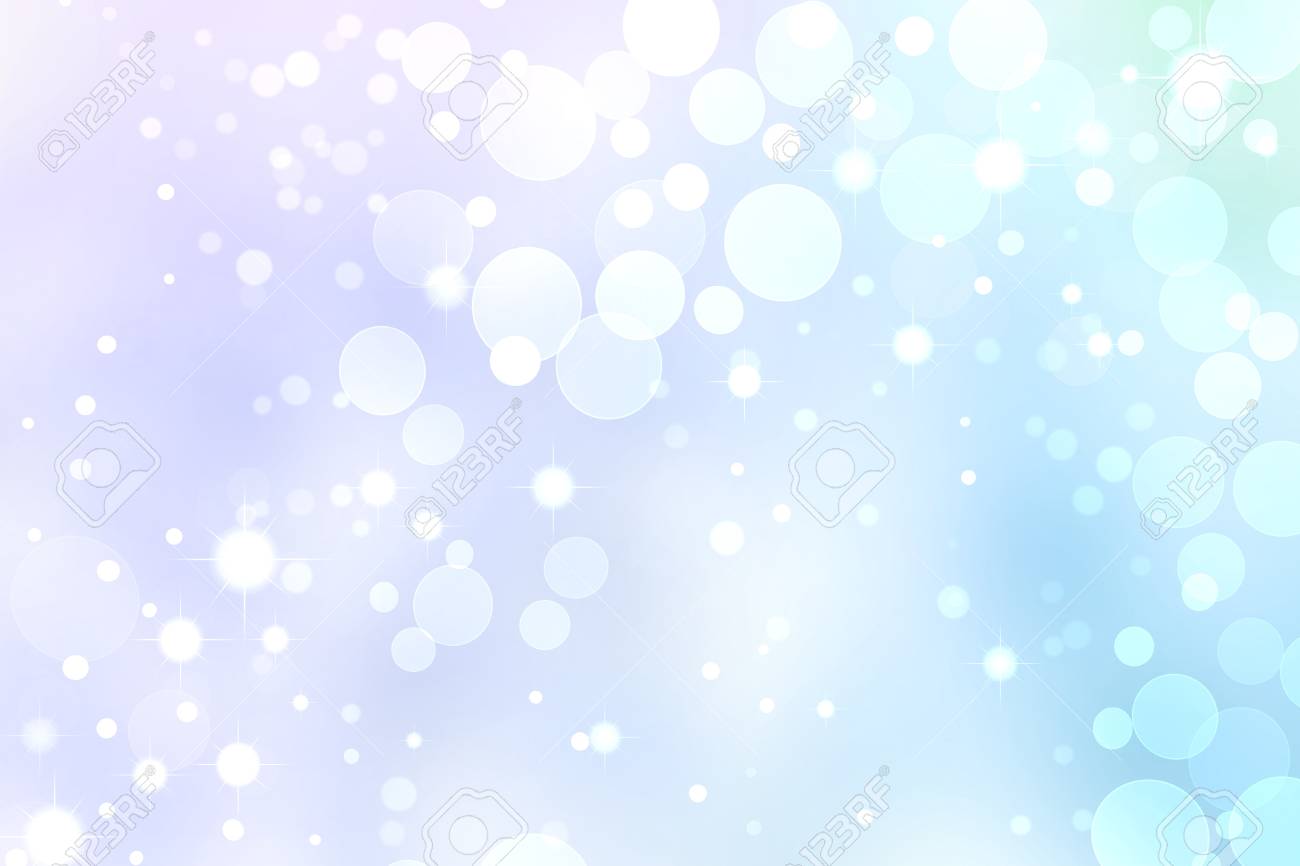 ピンクのボケの背景 白の丸やスター ライト の写真素材 画像素材 Image 1037