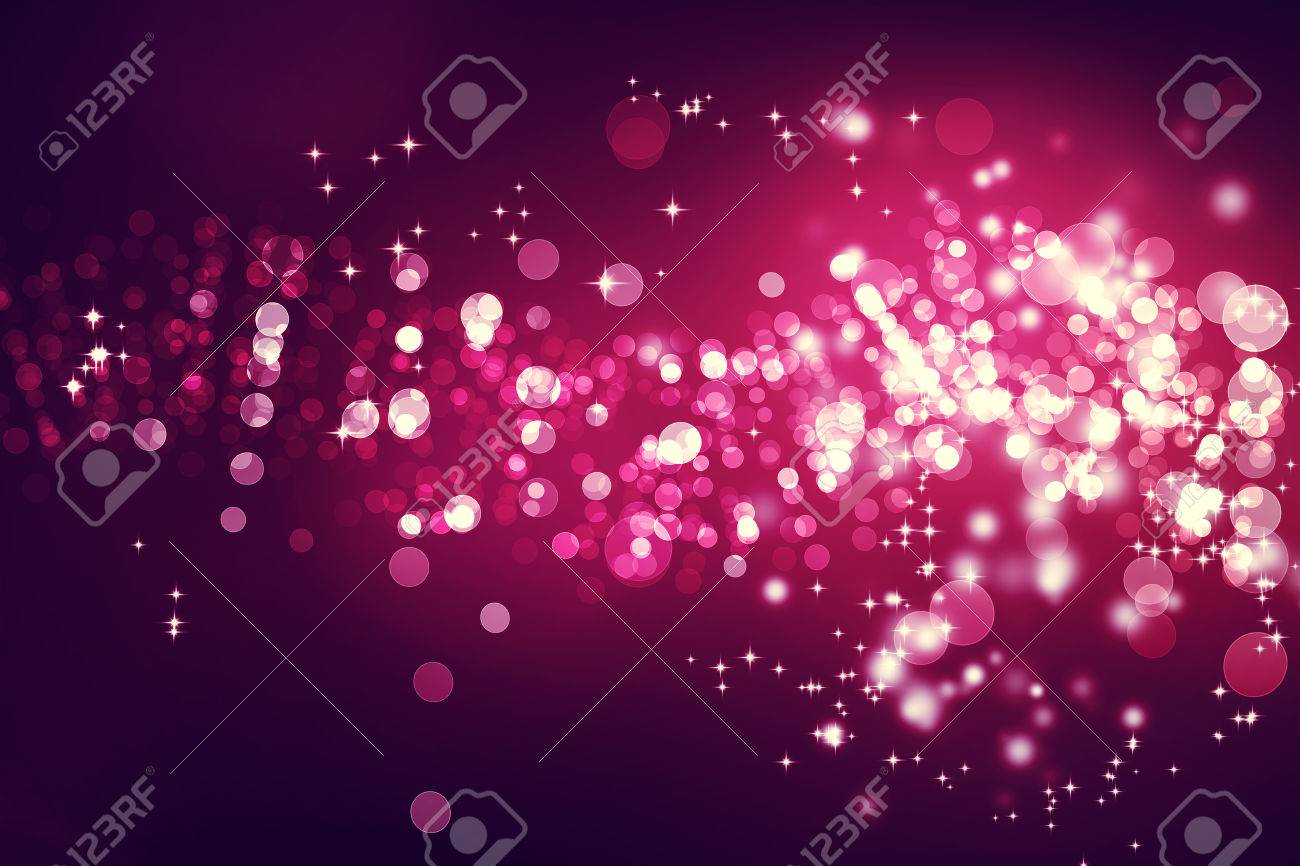 マゼンタ色の光と輝きの光沢のある抽象的な背景 の写真素材 画像素材 Image