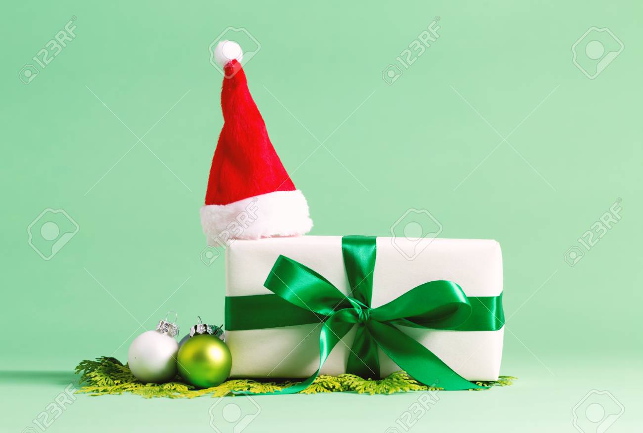 christmas present hat