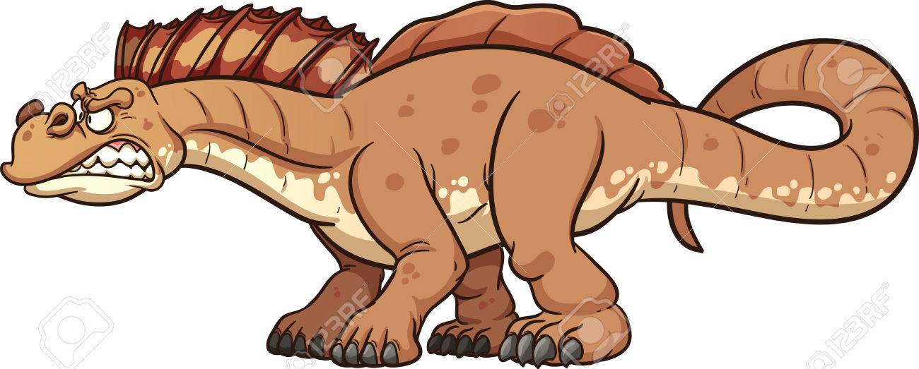 漫画アマルガサウルス恐竜 シンプルなグラデーション ベクター クリップ アート イラスト すべての 1 つのレイヤー のイラスト素材 ベクタ Image