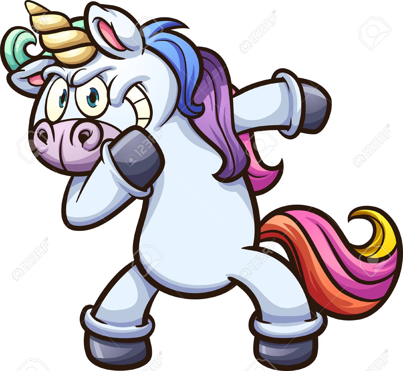 Dabbing Cartoon Unicorn Vector Clip Art Illustration With Simple Gradients All In A Single Dabbing Cartoon Unicorn Vector Clip Art Illustration With Simple Gradients All In A Single