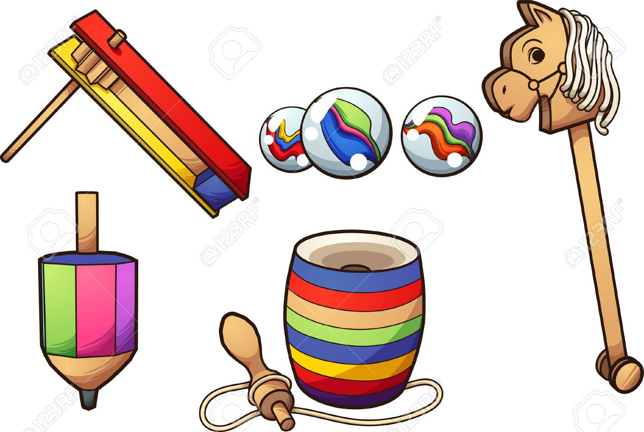 Cartoon typical Mexican toys. Vector clip art illustration with simple gradients. Each on a separate layer. - 106958907 Cartoon typical Mexican toys. Vector clip art illustration with simple gradients. Each on a separate layer. - 106958907