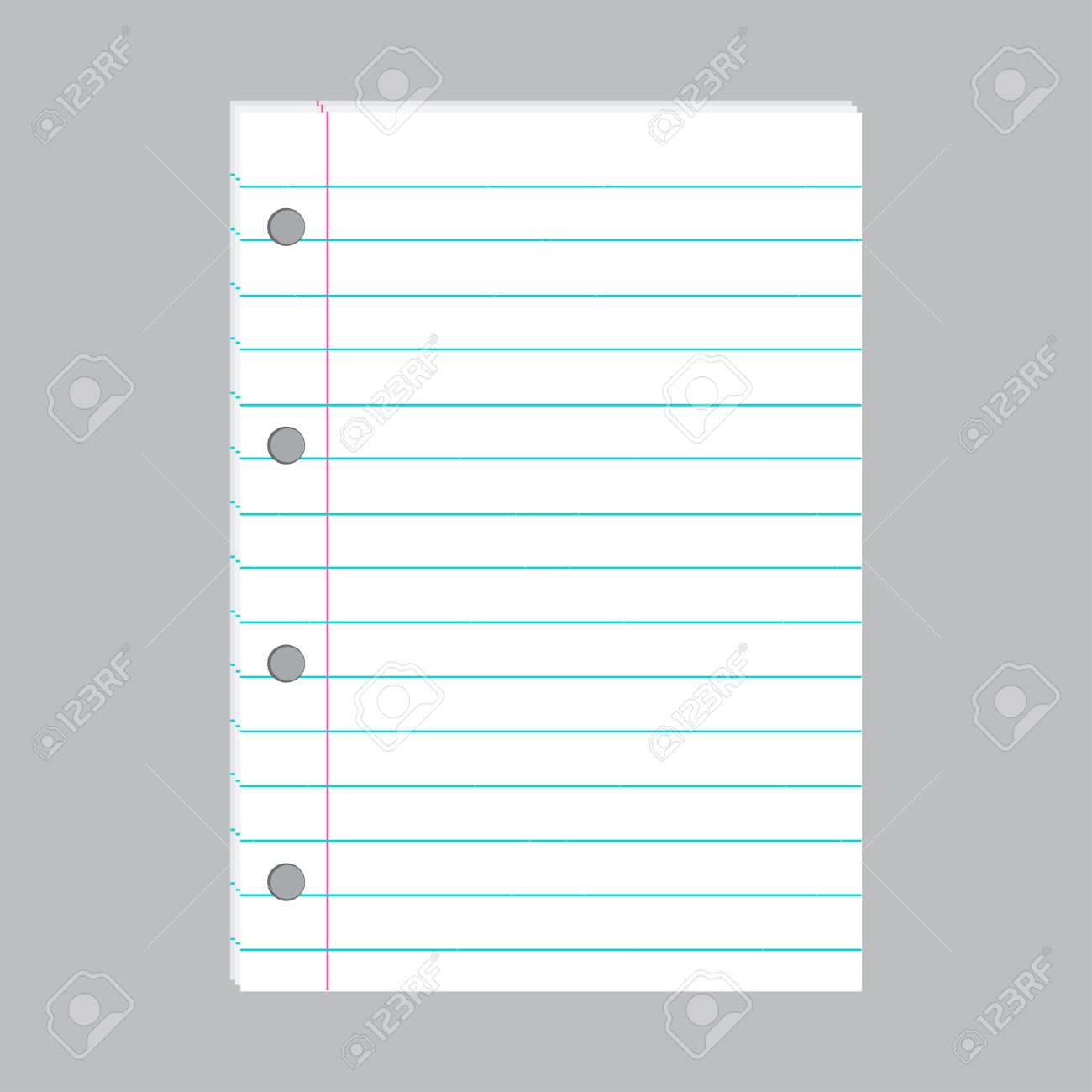 simple blank copy book