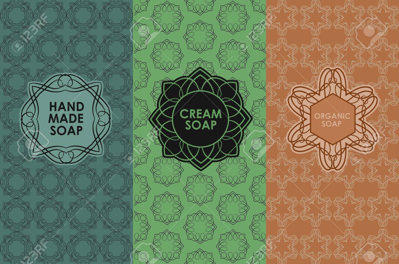 vector set of templates packaging label banner poster identity