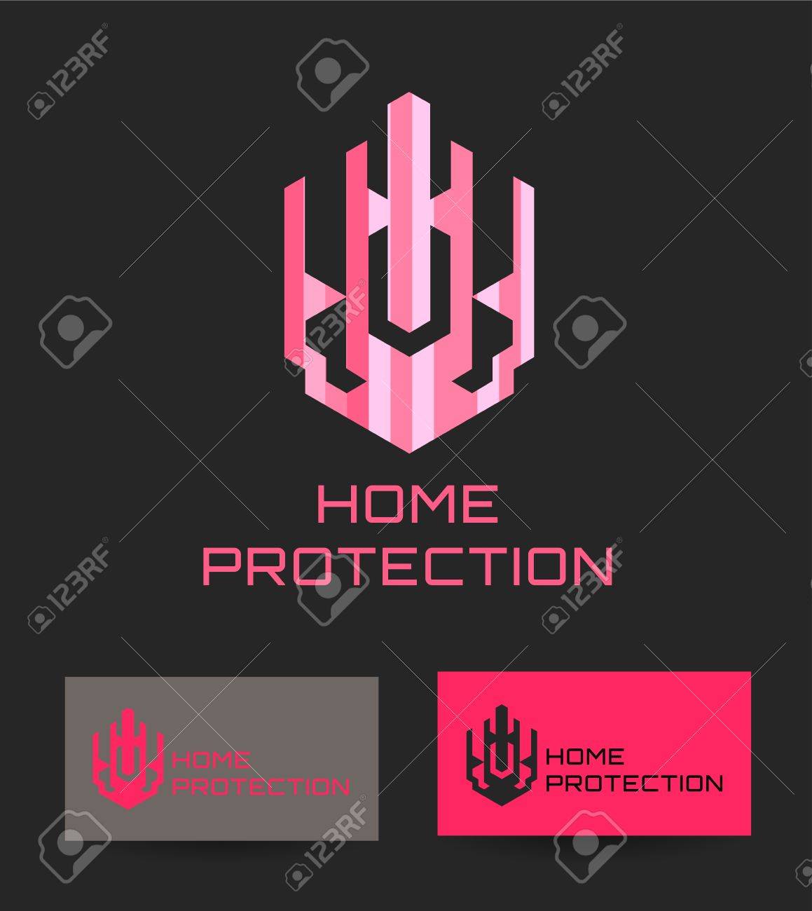 innere hausarchitektur modern business icon haus schutz vector logodesignvorlage logokonzept logo innere hausarchitektur modern business icon haus schutz vector logodesignvorlage logokonzept logo