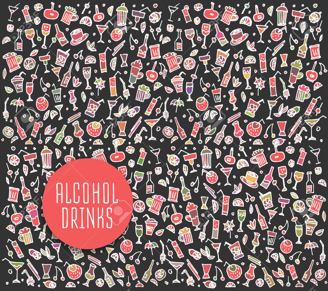 落書きカクテル 各種カクテル ソフトド リンク カクテルの手描きラフ 簡単なスケッチのセットです ベクトル フリーハンド カクテル イラスト 手には カクテルとシームレスなロゴが描かれました のイラスト素材 ベクタ Image