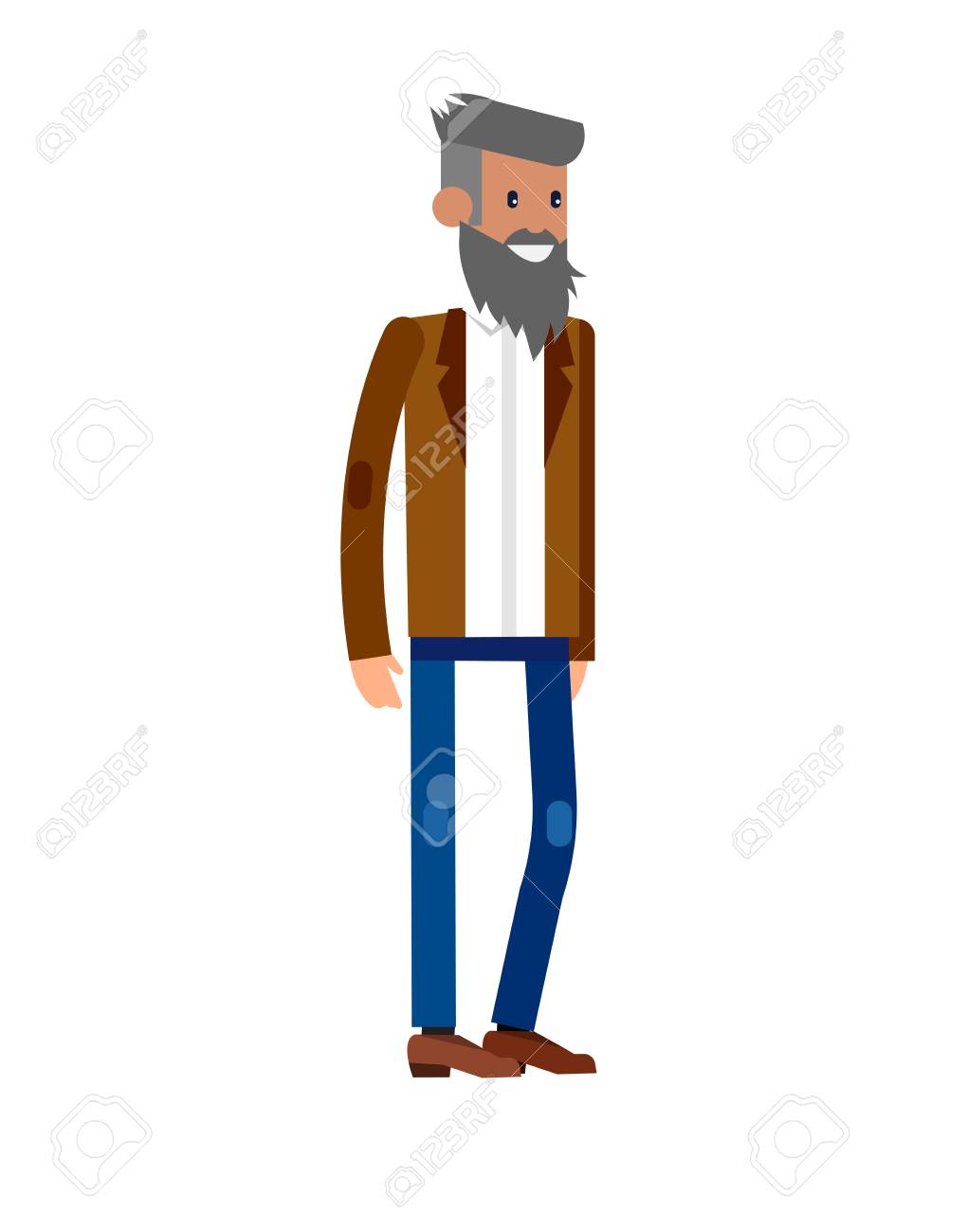 詳細なキャラクター サラリーマン アクションのビジネス オフィス ワーカーをベクトルします ビジネスの人々 は ビジネスの男性のライフ スタイル 文字の男性会社員 白い背景に分離された事務員 のイラスト素材 ベクタ Image