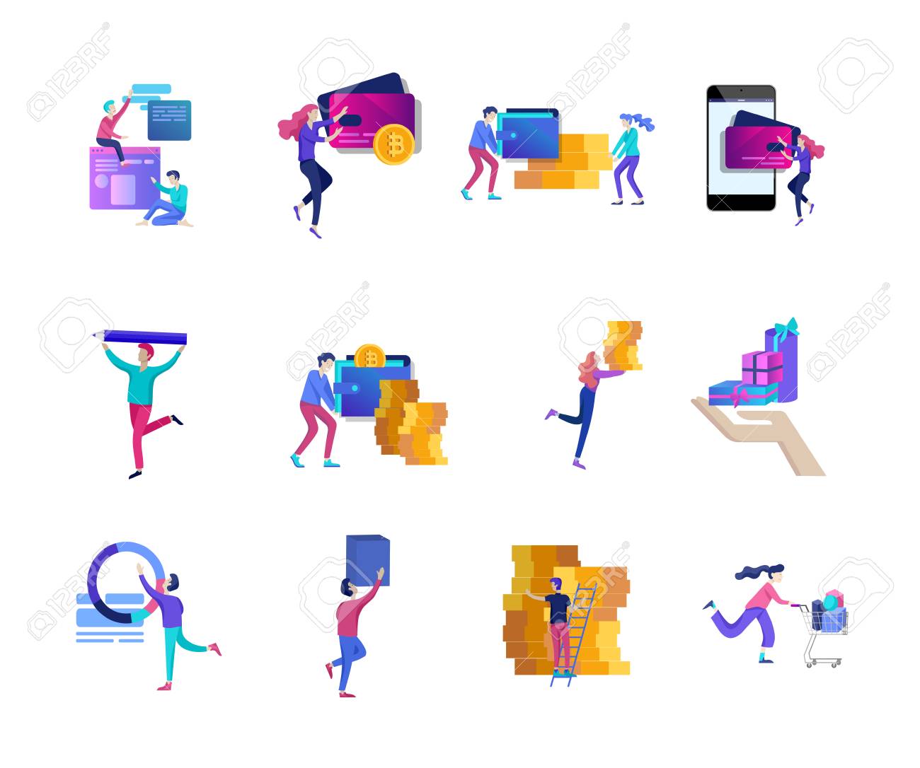 Online Shopping people and mobile payments. Vector illustration pos terminal confirms the payment using a smartphone, Mobile payment, online banking. - 119708588 Online Shopping people and mobile payments. Vector illustration pos terminal confirms the payment using a smartphone, Mobile payment, online banking. - 119708588