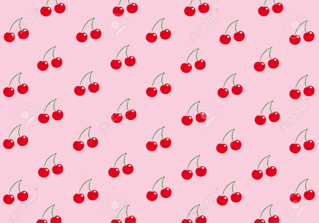 CHERRY BACKGROUND Royalty Free Cliparts 