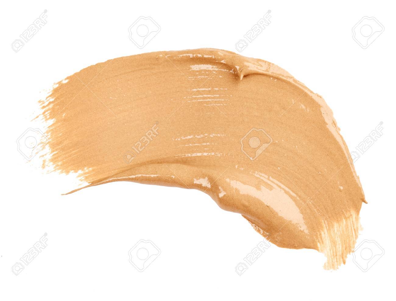 白い背景で隔離リキッドファンデーション の写真素材 画像素材 Image