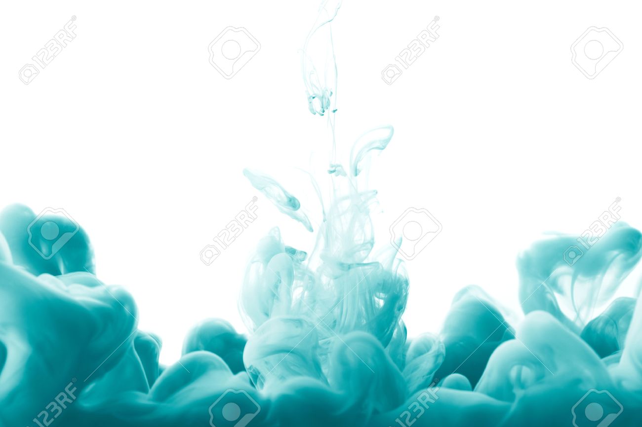 Abstract splash of blue paint isolated on white background - 40642860 Abstract splash of blue paint isolated on white background - 40642860