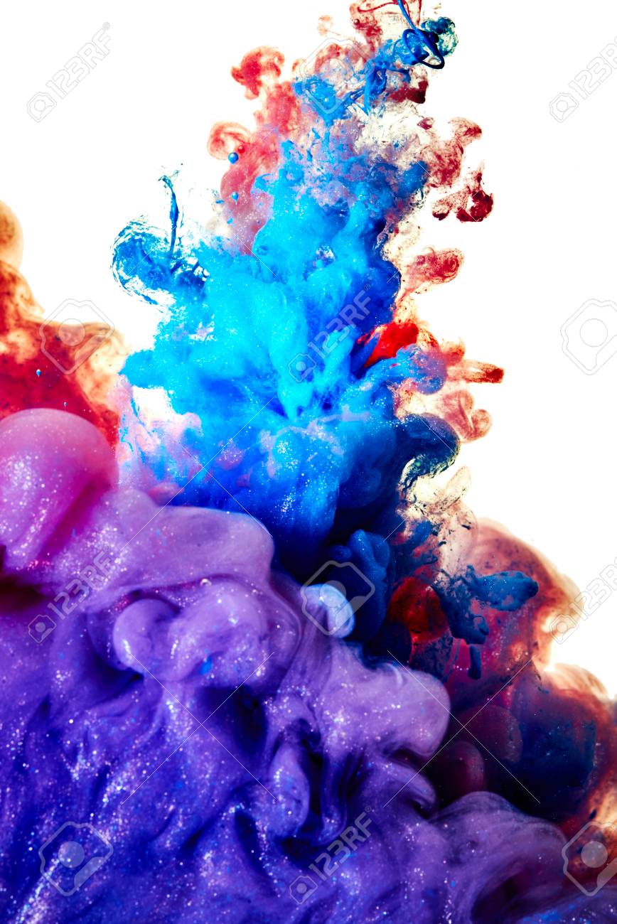 Abstract Paint Splash Background Stock Photo Picture And Royalty Free Image Image