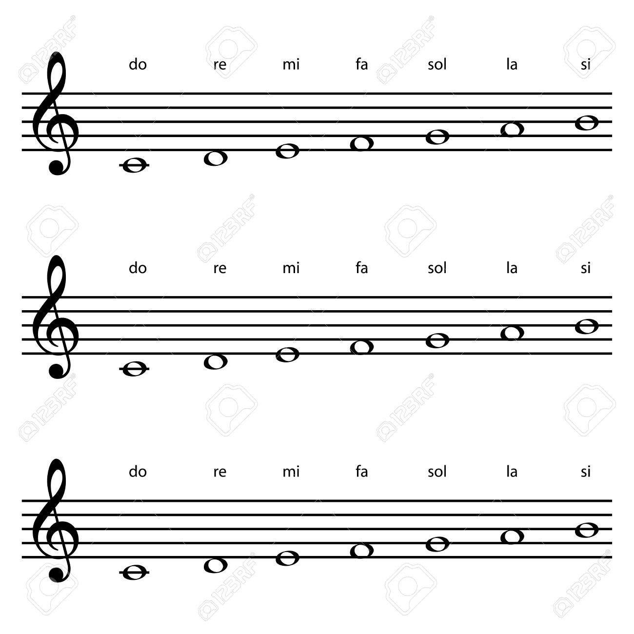 treble clef notes royalty free cliparts vectors and stock treble cled