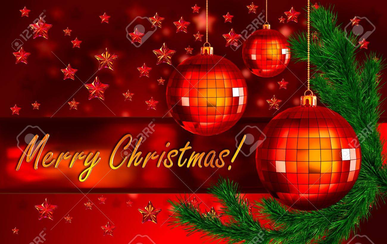 red christmas background with the words merry christmas greetings christmas greeting words