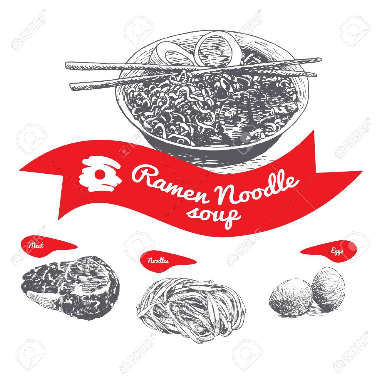ラーメンの麺のスープのイラスト 麺のベクトル イラストのイラスト素材 ベクタ Image ラーメンの麺のスープのイラスト 麺のベクトル イラストのイラスト素材 ベクタ Image