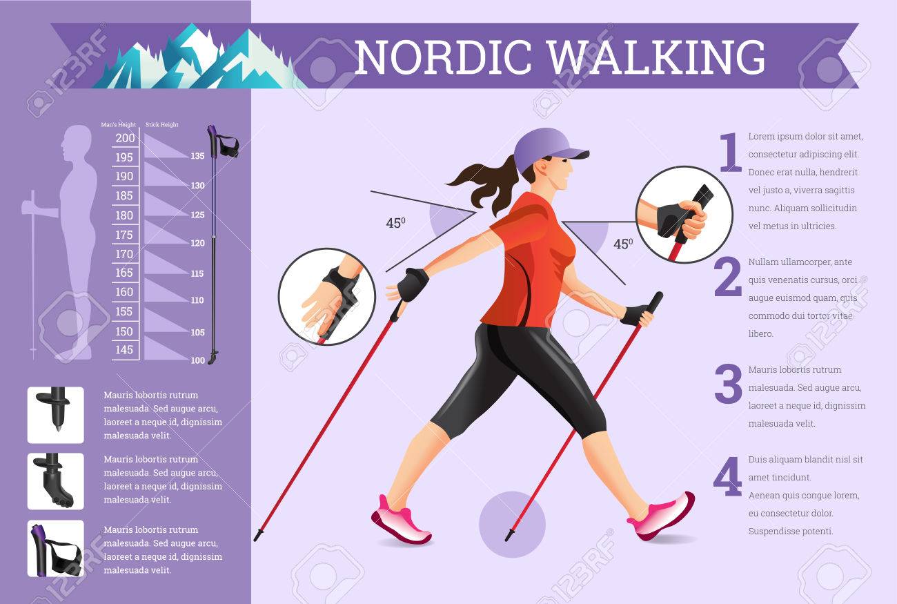 nordic walking pole length