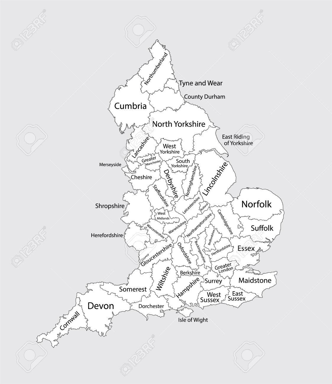 イングランド北部AZ道路地図 詳細地図 A-Z Carte routière du Nord de l'Angleterre – Papier 116,2 x