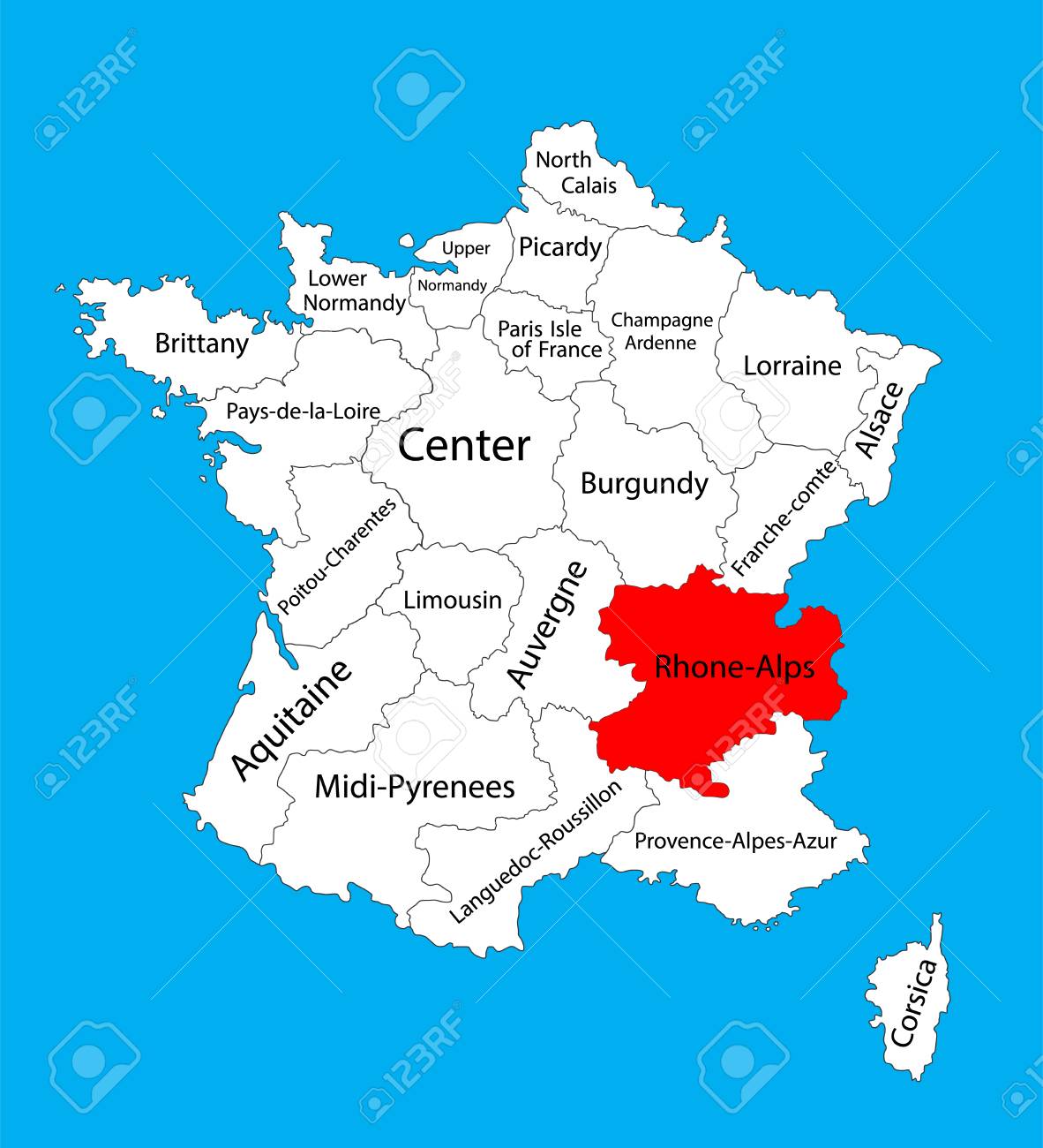 mapa francia alpes Vector Mapa Del Estado De Ródano Alpes, La Ubicación En Francia mapa francia alpes Vector Mapa Del Estado De Ródano Alpes, La Ubicación En Francia