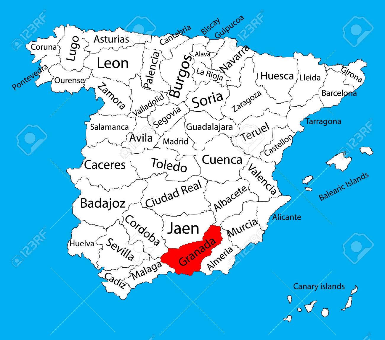 Download Carte Ville Grenade Espagne Pictures