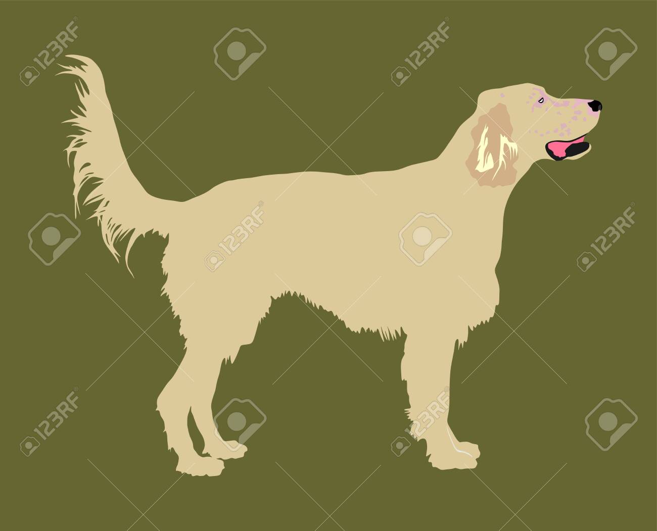 beware of golden retriever