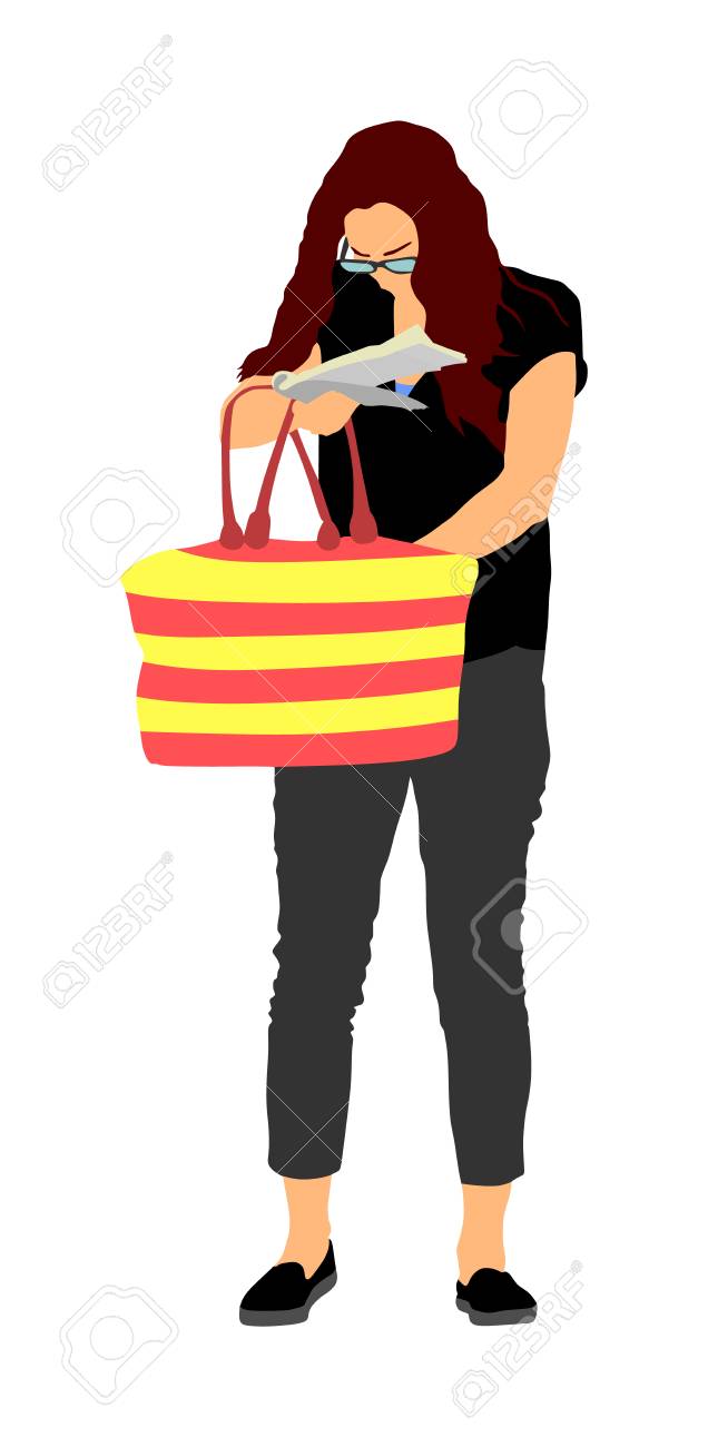 財布を探している女性 バッグの鍵 ベクターイラスト 路上でストレスの多い状況 お金の損失 観光客の女性はパスポートを紛失しました 国境での問題 お支払いカードが手荷物内を検索していない のイラスト素材 ベクタ Image 財布を探している女性 バッグの鍵 ベクターイラスト 路上でストレスの多い状況 お金の損失 観光客の女性はパスポートを紛失しました 国境での問題 お支払いカードが手荷物内を検索していない のイラスト素材 ベクタ Image