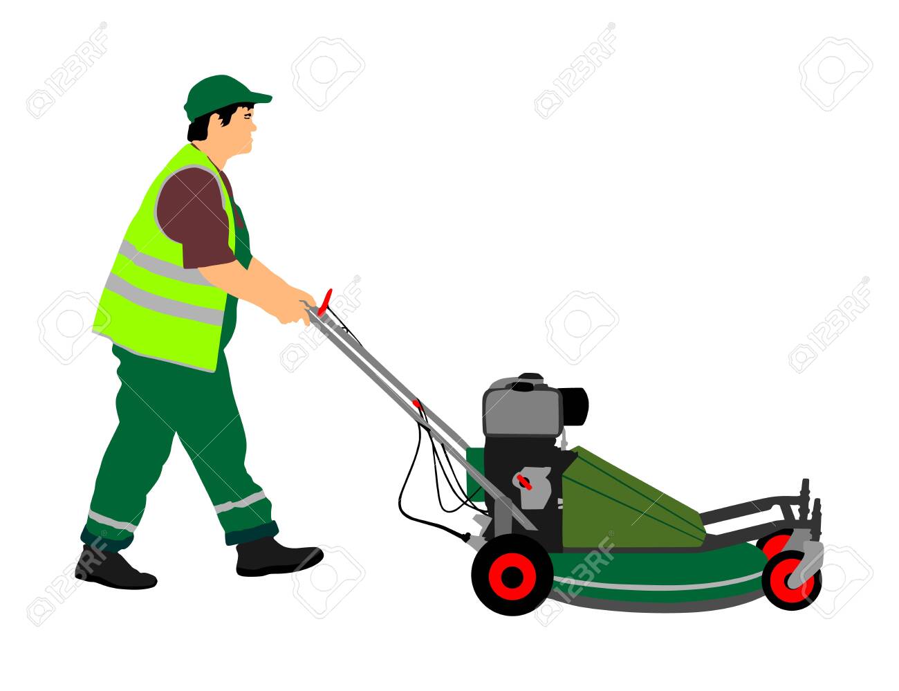 man mower trimmer