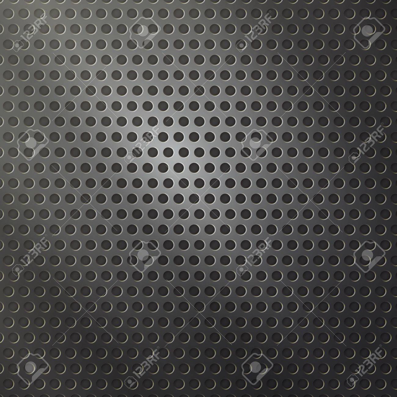 工業用の壁紙のようなパンチング メタルと新しいモダンな背景を使用できます のイラスト素材 ベクタ Image