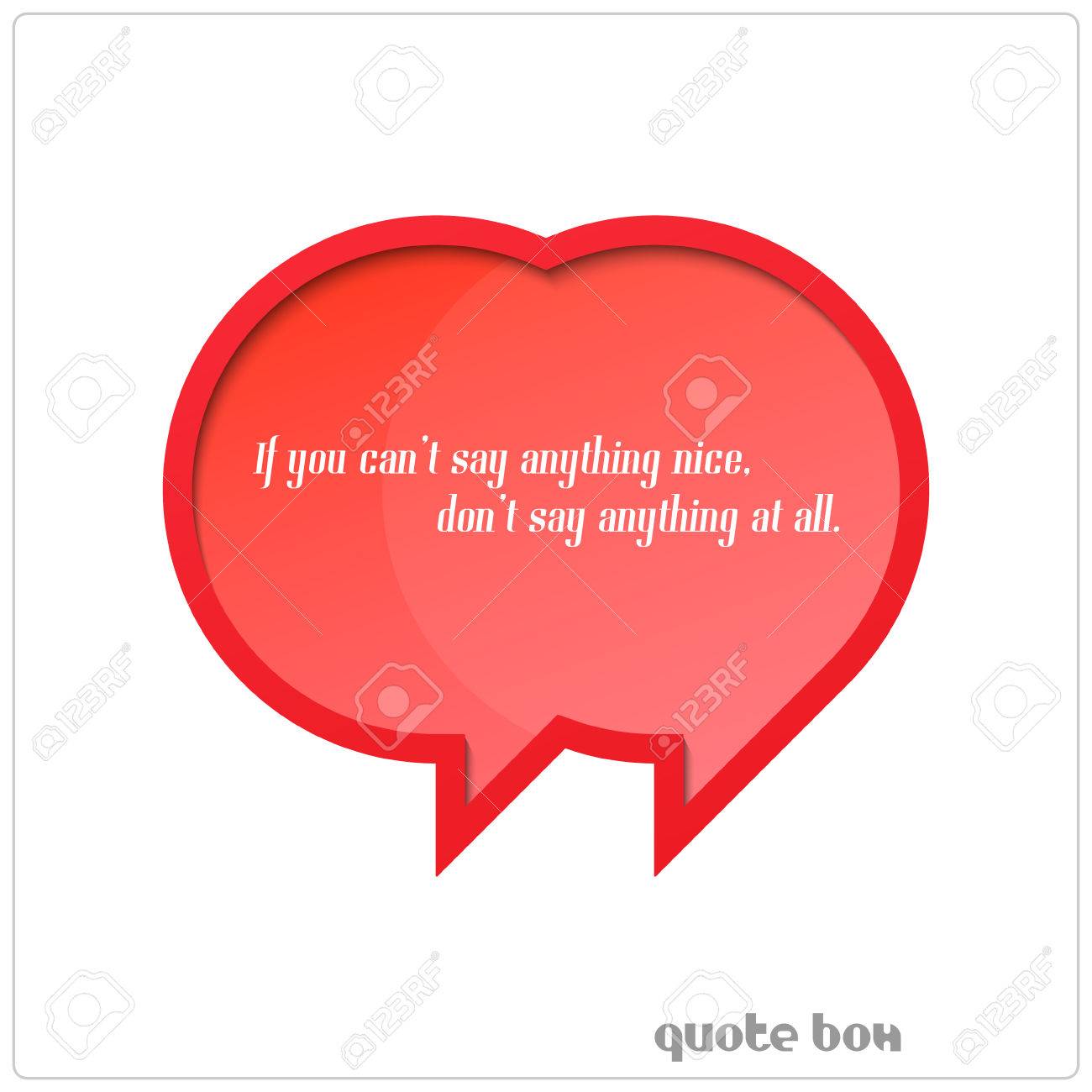 inverted commas sign and text box isolated on white background comma after quotation marks