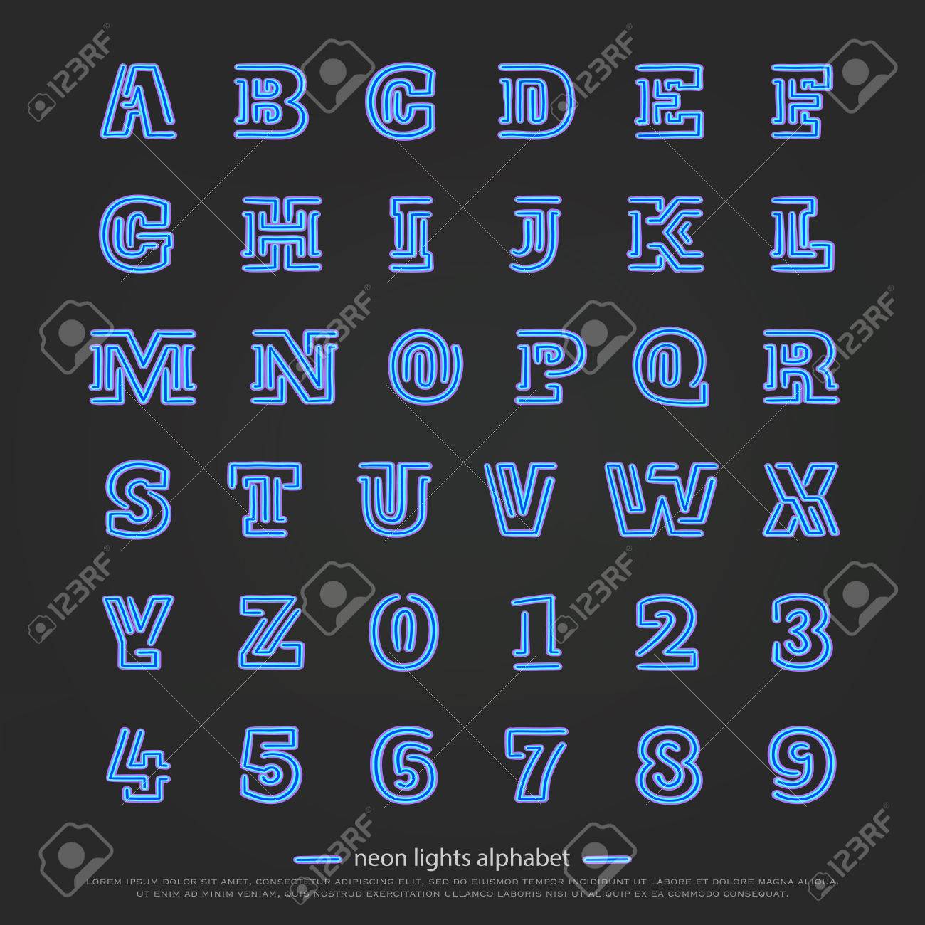 レトロなスタイルのアルファベット文字と数字の黒い背景に分離します ベクトル ネオン フォント デザインを入力します 光るシンボルをレタリングします 組版のナイトクラブ ストリート装飾書体のイラスト素材 ベクタ Image レトロなスタイルのアルファベット文字と数字の黒い背景に分離します ベクトル ネオン フォント デザインを入力します 光るシンボルをレタリングします 組版のナイトクラブ ストリート装飾書体のイラスト素材 ベクタ Image
