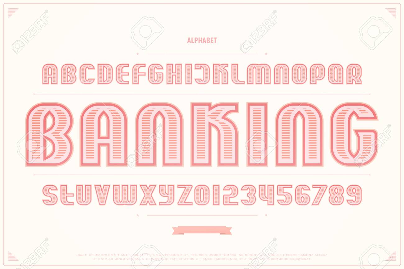 지폐 스타일 알파벳 문자와 숫자입니다. 벡터, 돈 글꼴 유형 디자인. 로열티 무료 사진, 그림, 이미지 그리고 스톡포토그래피.  Image 97067852