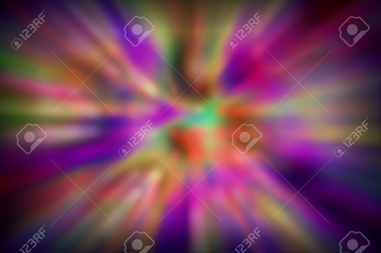 色のドットとぼかしのカラフルな背景イラスト の写真素材 画像素材