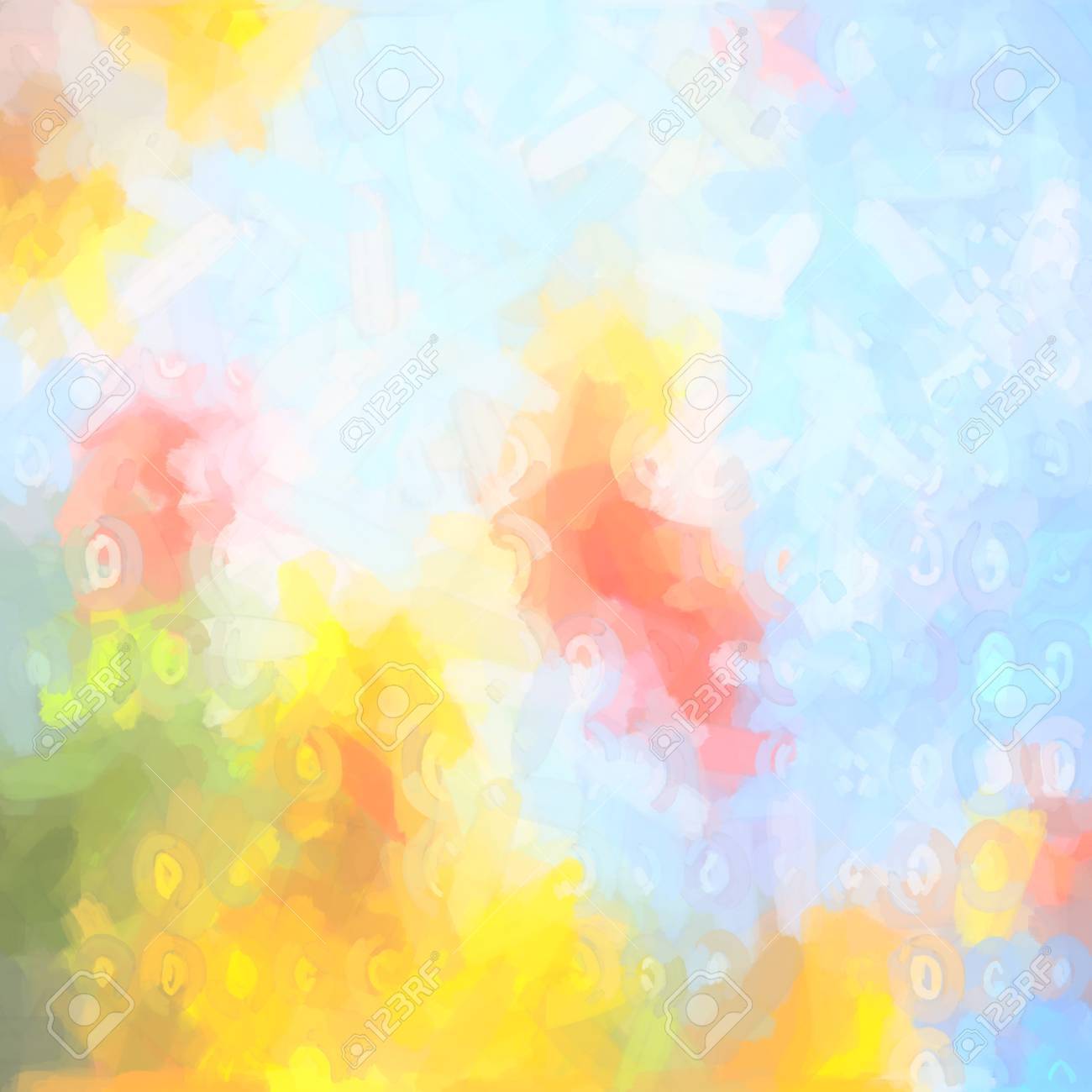 混合幾つ抽象アート ペイント背景を水彩背景 の写真素材 画像素材 Image