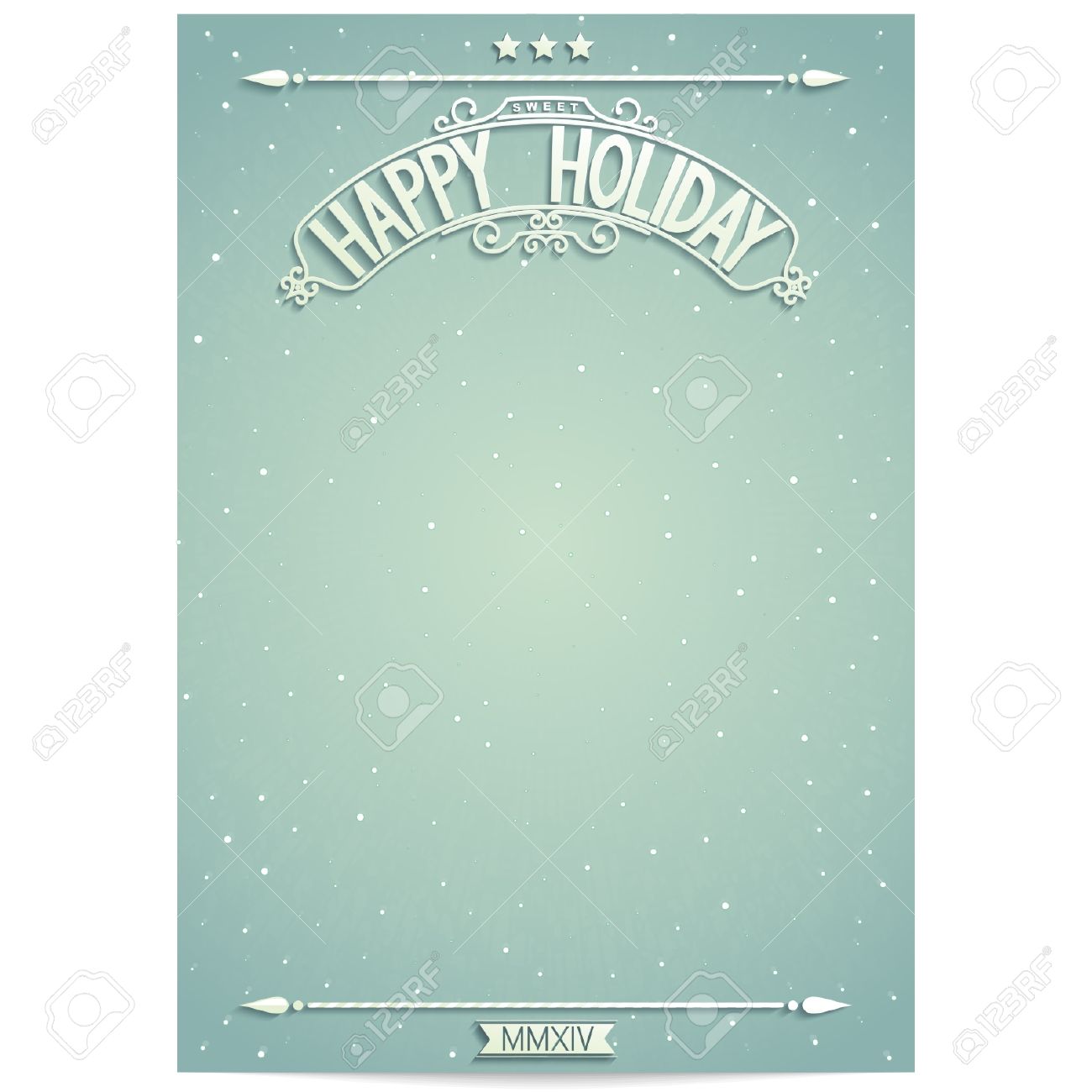 holiday poster template