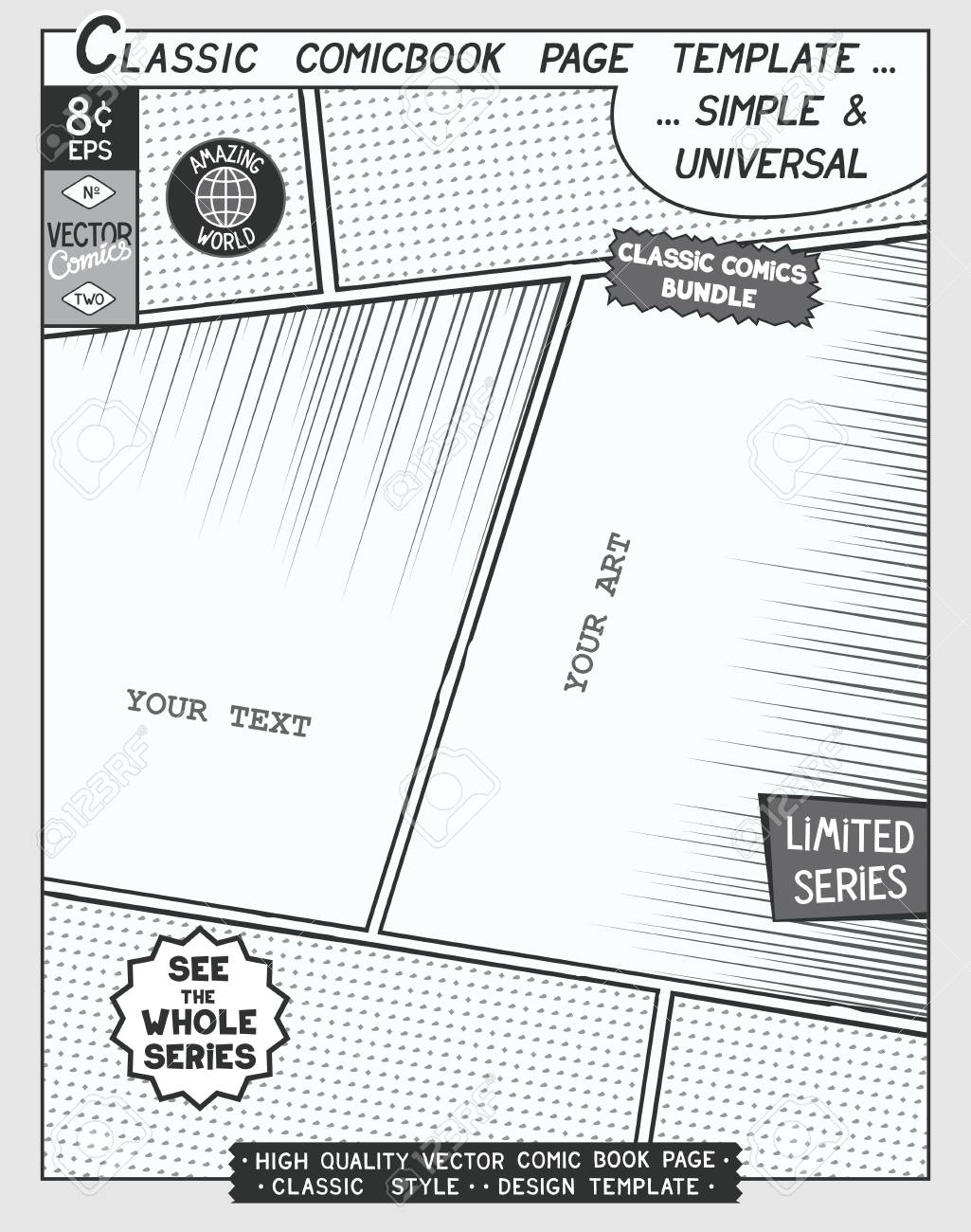 comic book layout