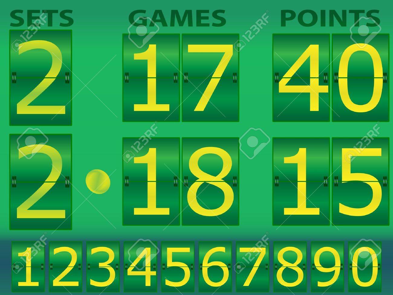 テニス得点板 豊貿易