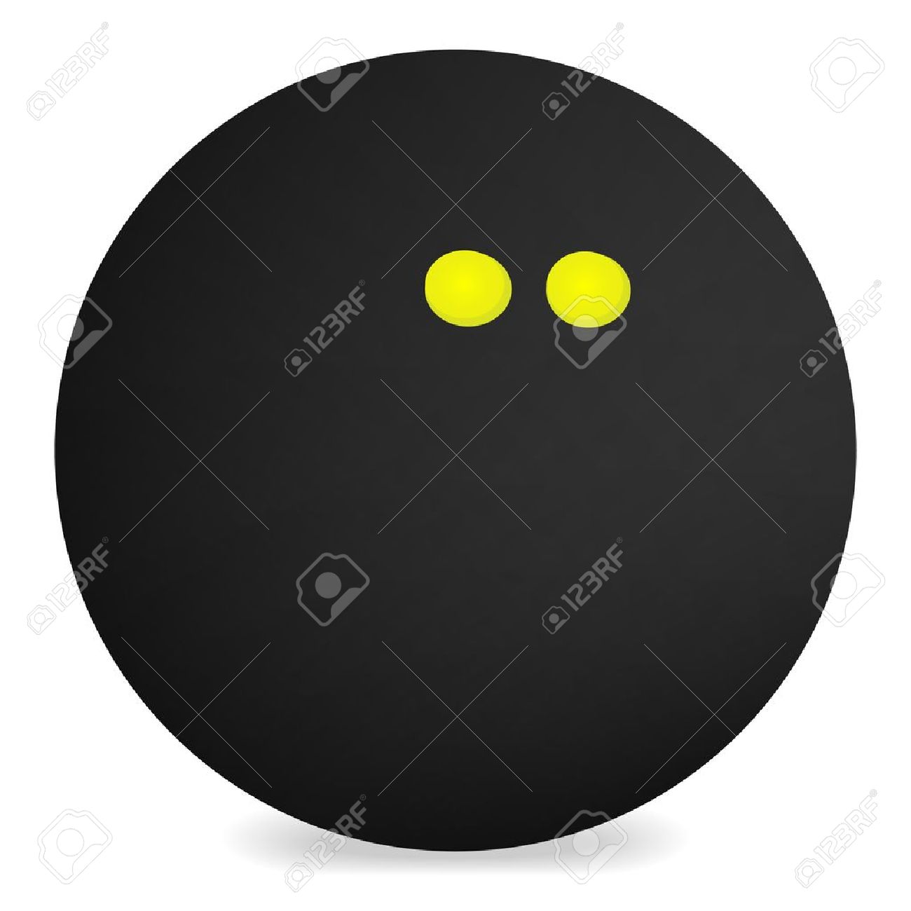 白でスカッシュ ボールのイラスト素材・ベクター Image 9931462