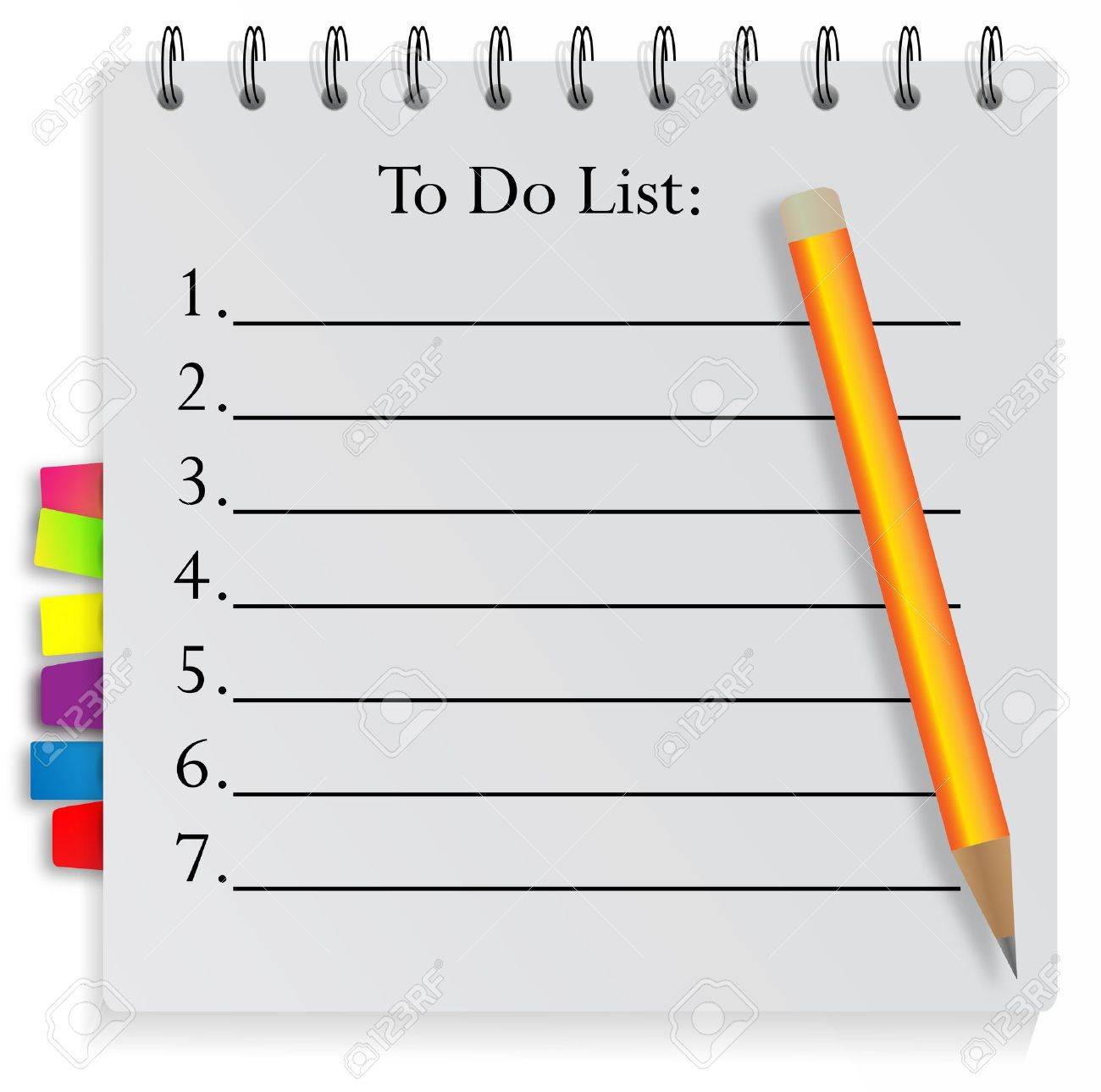 To Do List Royalty Free Cliparts Vectors And Stock Illustration Image