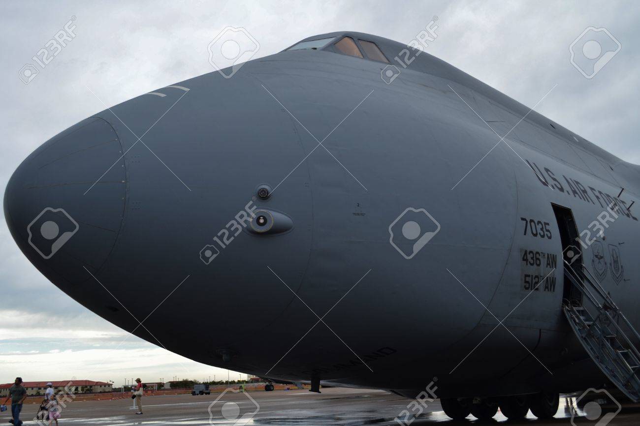 米空軍 輸送機 C-5 ギャラクシー タグ キーホルダー USAF 実機