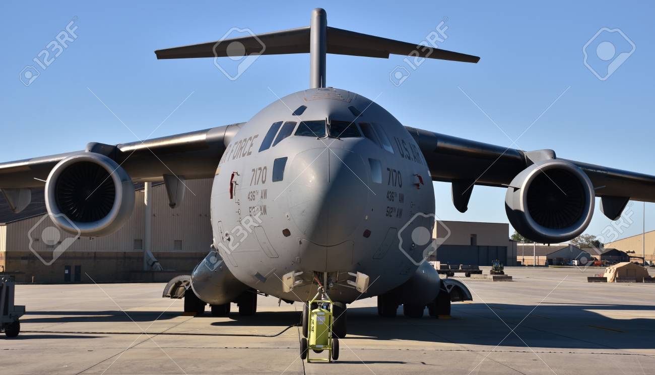 アメリカ空軍 C 17 グローブマスター Iii 貨物機 の写真素材 画像素材 Image