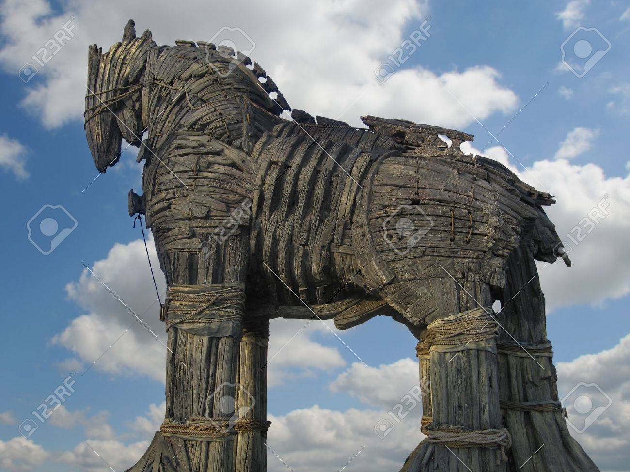 Cavalo de tróia em canakkale squareturquia