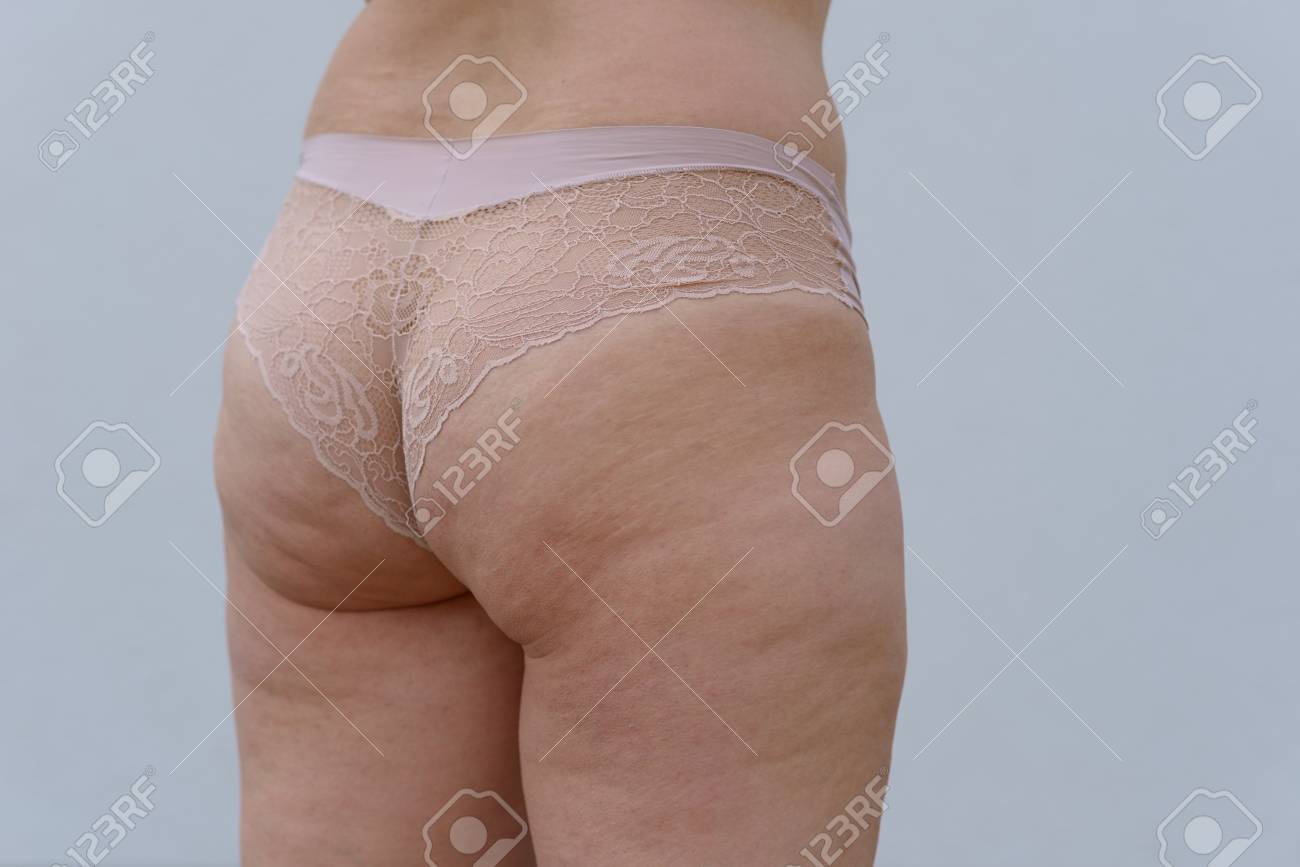 Close Up Cropped Side View Of The Hips, Thighs And Abdomen Of A Mature  Woman In Sexy See-through Panties Isolated On White Stock Photo, Picture  and Royalty Free Image. Image 108598342.