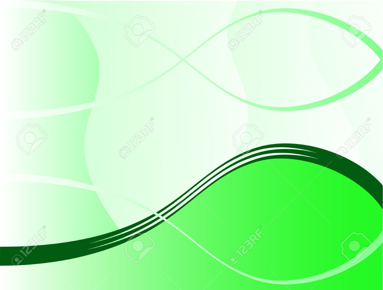 a green business card brochure cover or presentation background