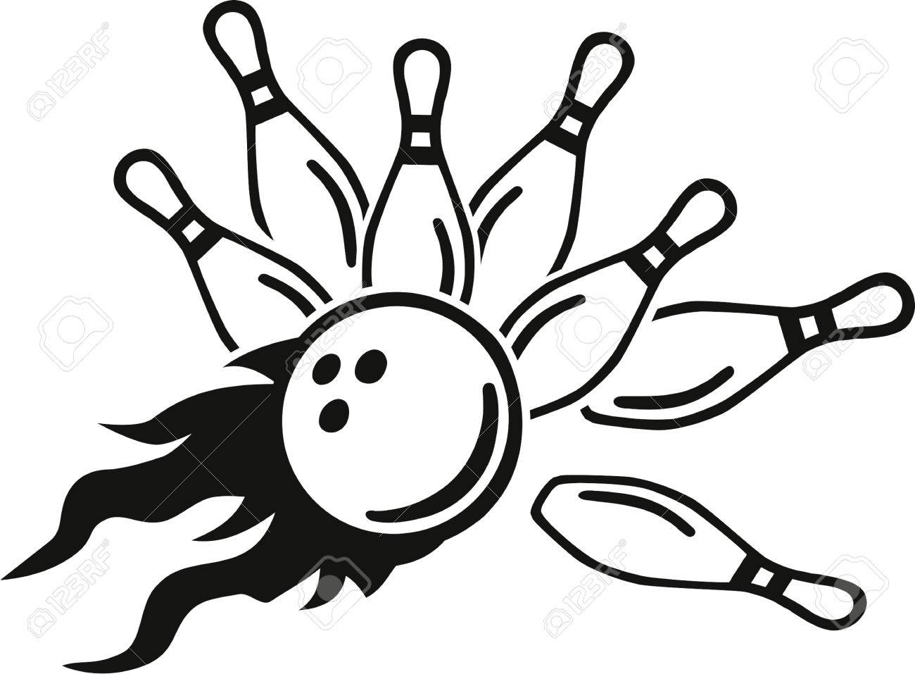 Bowling Strike Royalty Free SVG, Cliparts, Vectors, And Stock Illustration.  Image 39897411.