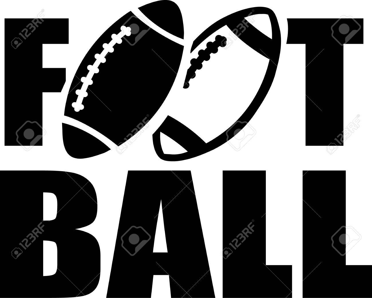 ボールでサッカーの言葉 のイラスト素材 ベクタ Image