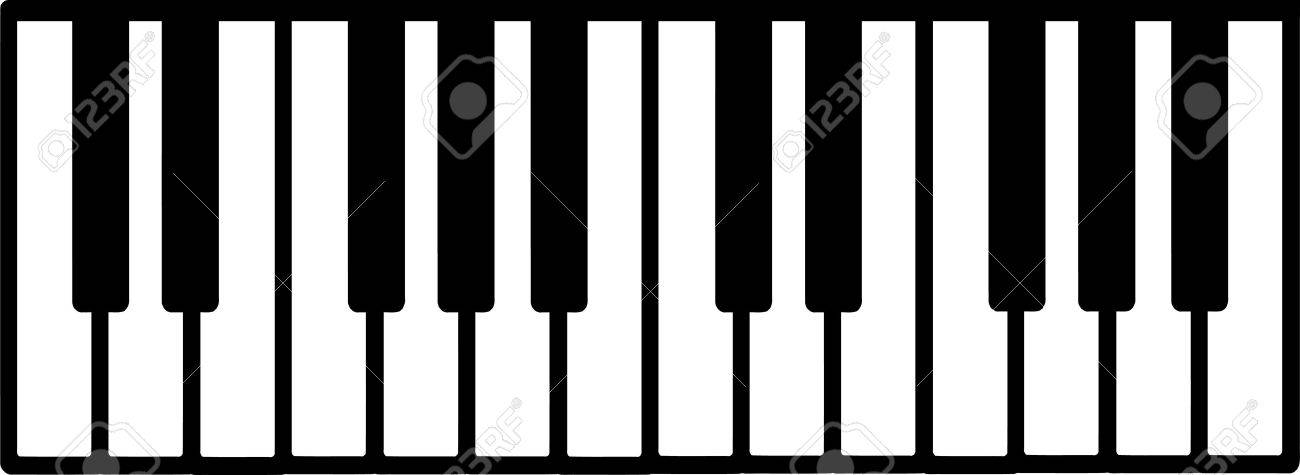 Piano Keyboard Royalty Free Cliparts Vectors And Stock Illustration Image