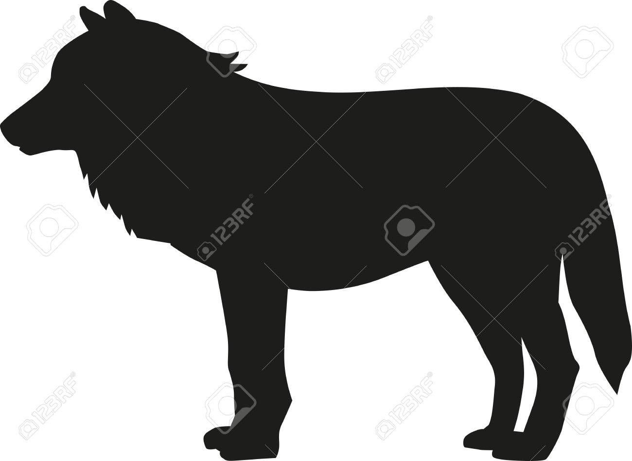 Download Wolf Silhouette Royalty Free Cliparts Vectors And Stock Illustration Image 47354447